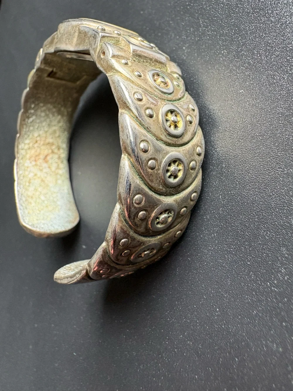 Geneva Women's Oval Bracelet Watch - Silver and Gold Accents